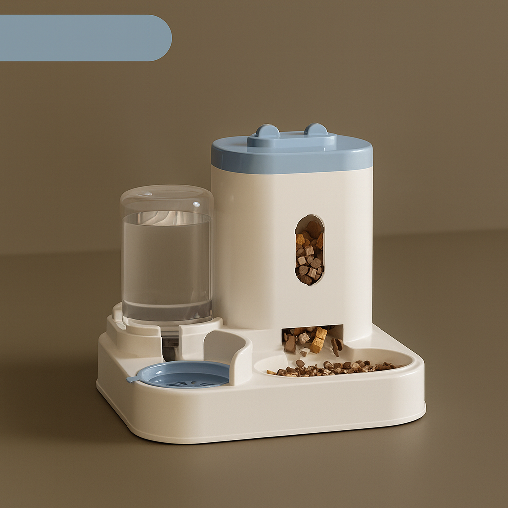 Alimentador Automático 2 em 1 com Bebedouro