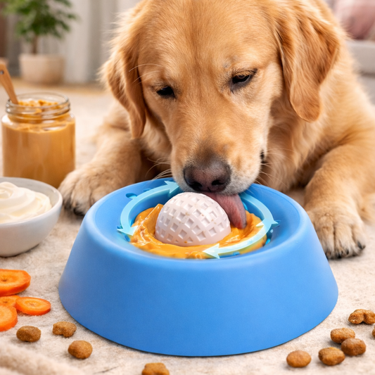 Taça Calmante para Cães – Comer Devagar e Sem Stress