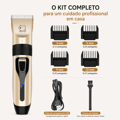 Máquina de Tosquia Profissional para Cães e Gatos – AnimaliaCare