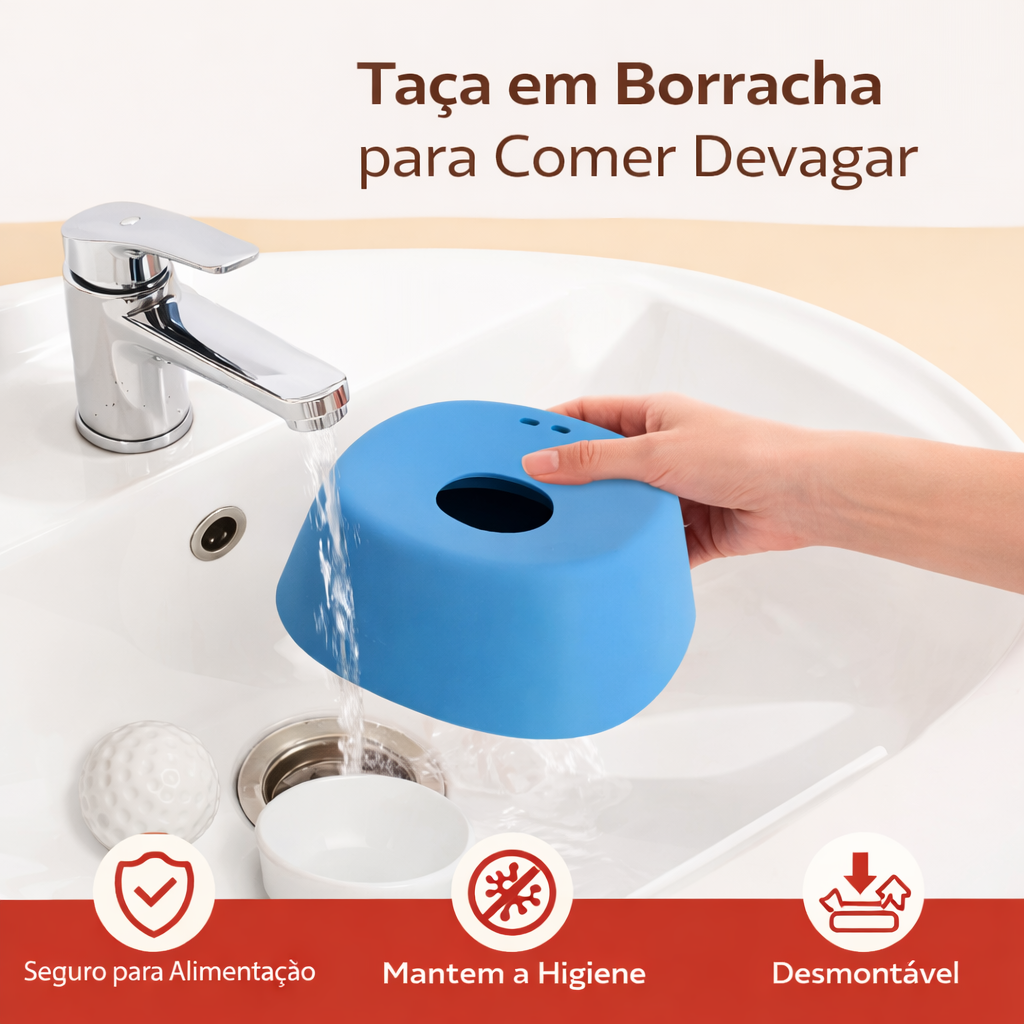 Taça Calmante para Cães – Comer Devagar e Sem Stress