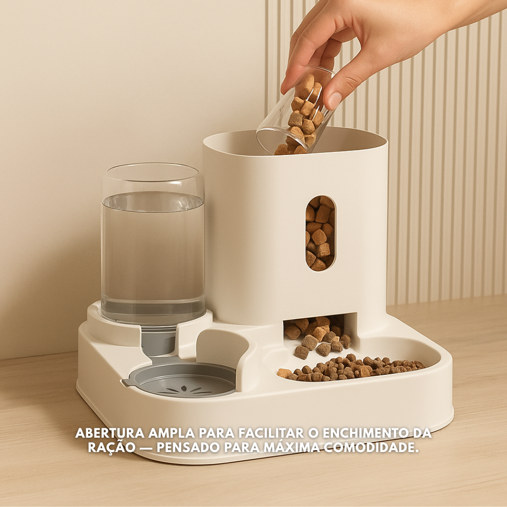 Alimentador Automático 2 em 1 com Bebedouro