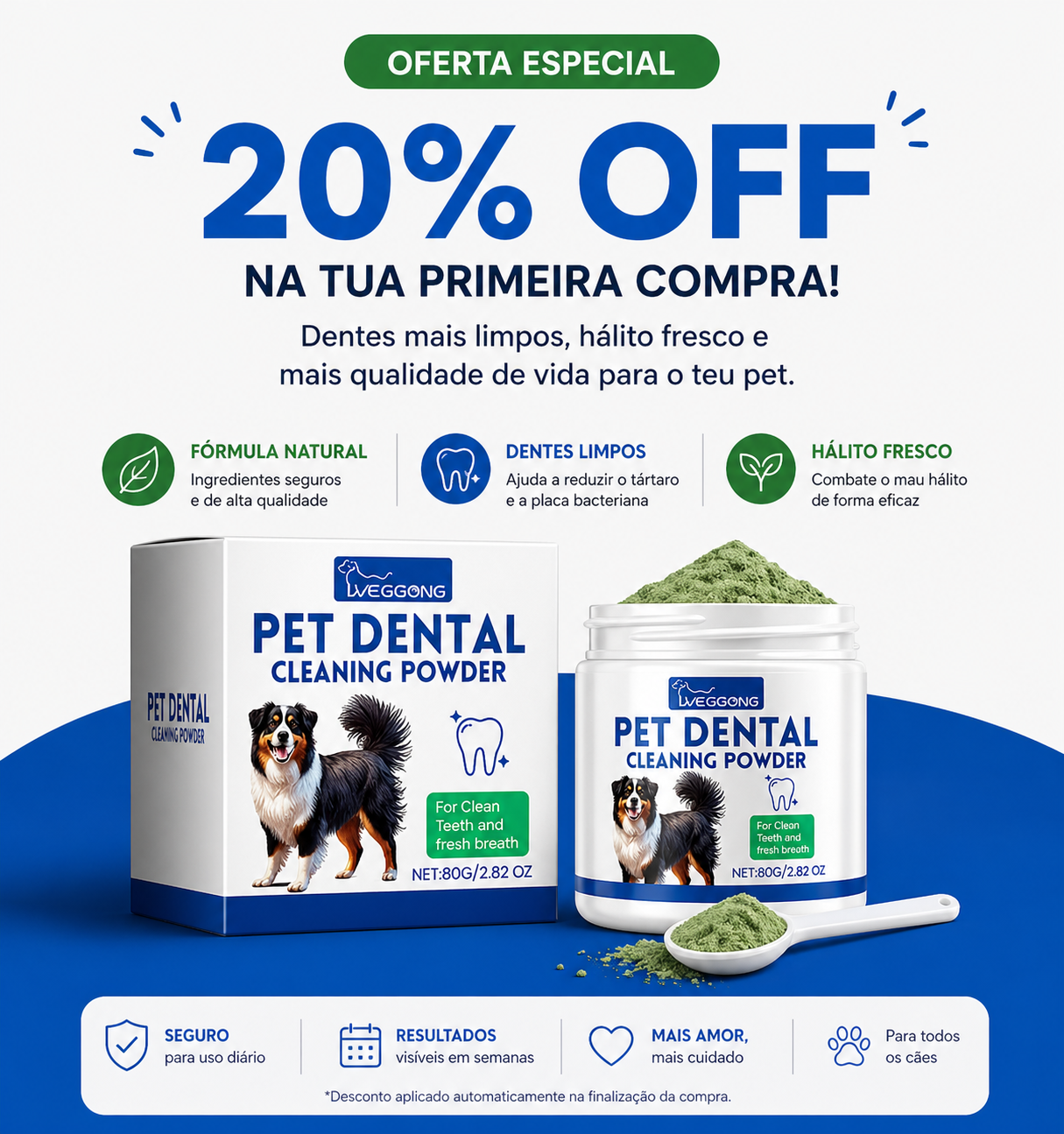 Pó Dental Natural