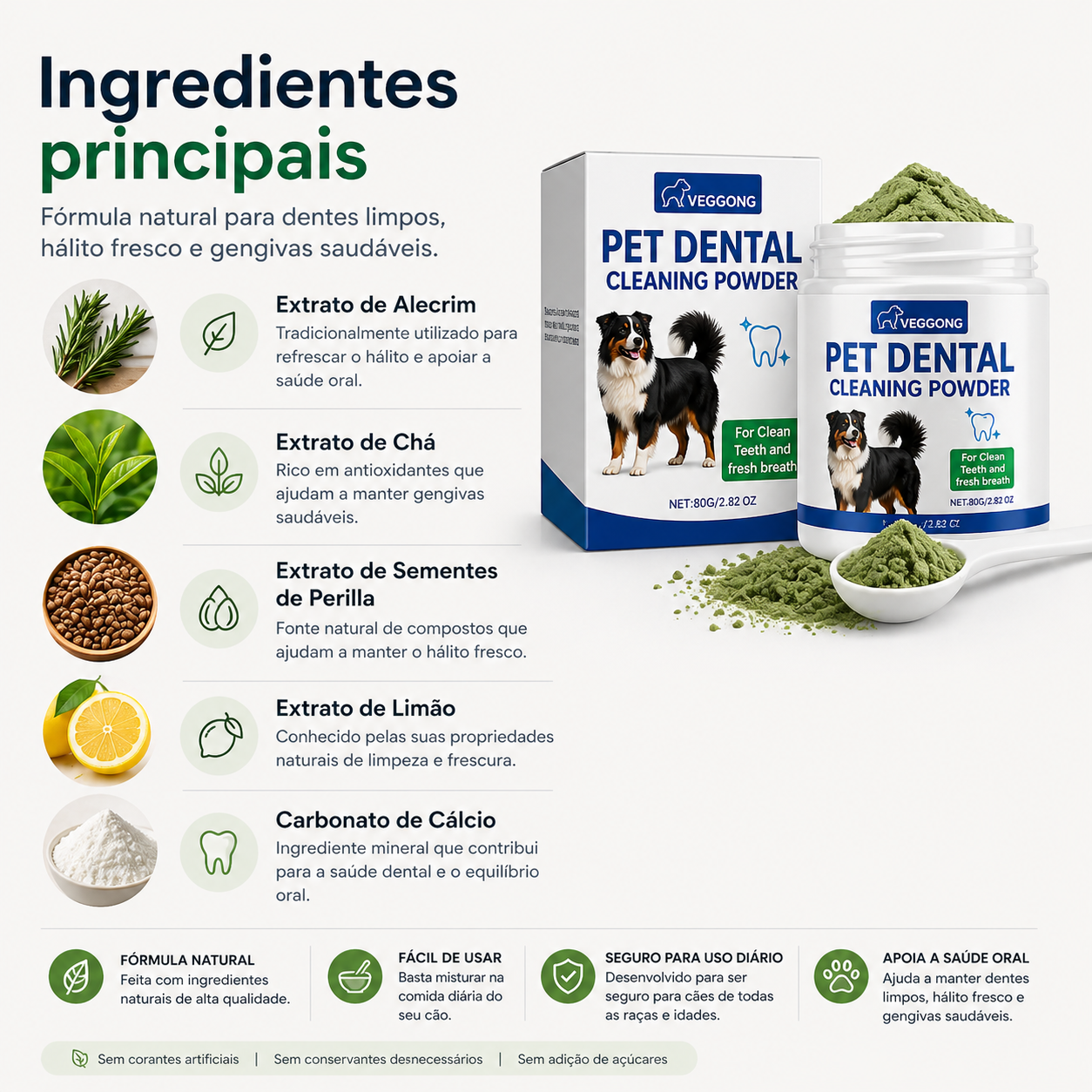 Pó Dental Natural