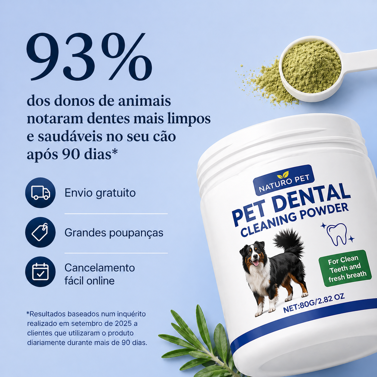 Pó Dental Natural